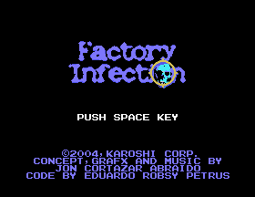 Factory Infection Title Screen